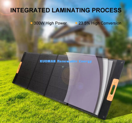 다중 포트 태양광 충전기 300W 100% 친환경 태양광 접이식 휴대용 태양광 패널