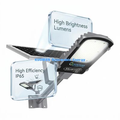 IP65 방수 300W-500W Split Solar Street Light 라이프포4 배터리와 태양 전지 패널