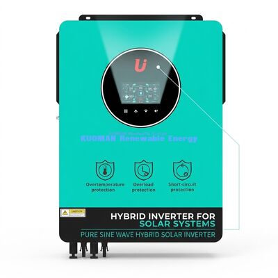 BSSI-V-GN10200 10KW 하이브리드 태양광 인버터, 이중 MPPT와 효율적인 에너지 저장을 위한 160A 충전기