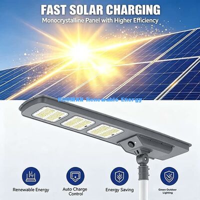 Outdoor Solar Street Light 30W Optional Motion Sensor All In One Solar LED Light for Parking Lot