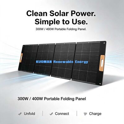 휴대용 폴더블 300W 태양 전지 충전기, 캠핑, 하이킹 및 밴 라이프