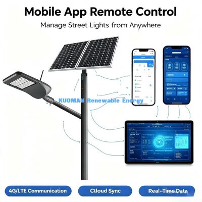 원격 제어 스마트 가로등 | Wi-Fi/4G 옵션, 내구성 있는 실외 고속도로 조명