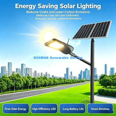 저탄소 스마트 LED 거리 램프 ∙ 지능형 스케줄링, 에너지 절약 도시 도로 조명