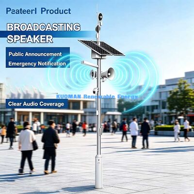 오프그리드 태양광 스마트 폴, 스마트 시티 프로젝트를 위한 다기능 통합 스마트 라이트 폴