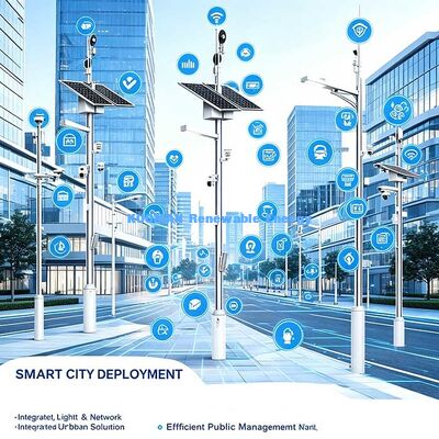 스마트 태양 전지대 02 ∙ 태양 전력 통합 IoT 전지대 공원, 마을 및 공공장소