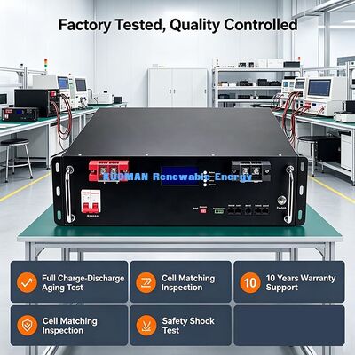 OEM ODM 지원 랙 마운트 LiFePO4 배터리 브랜드 하우징 기능 사용자 정의