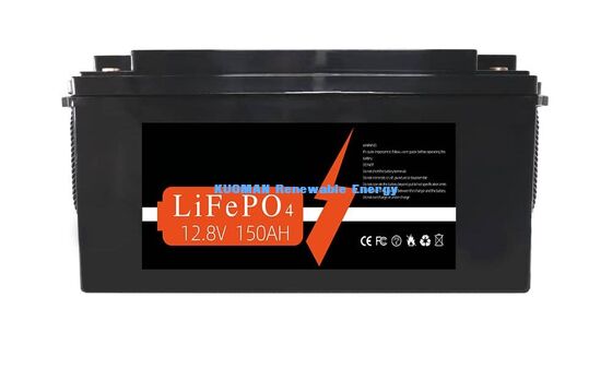 KM 배터리 1920Wh 12V 150Ah 리?? 배터리 에너지 저장 및 RV / 포크리프트 / 골프 카트 / 요트 전원을 위해 8000 주기로 깊은 사이클