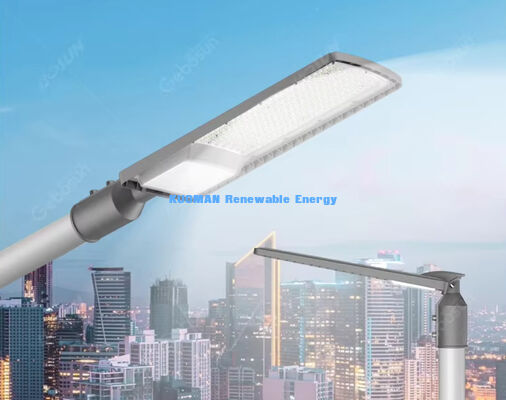 50W-200W 태양광 LED 길거리 라이트 야외 IP66 방수 50000 시간 주차장 및 고속도로의 수명
