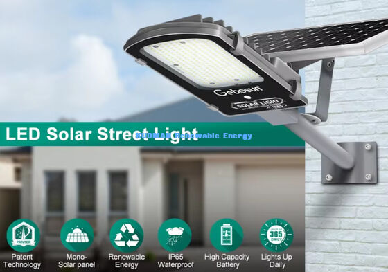 IP65 Waterproof LED street light 300w 500w outdoor split solar street light with solar panel