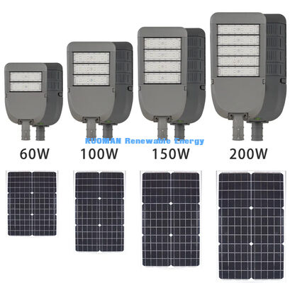 50W IP65 방수 알루미늄 태양광 거리 조명