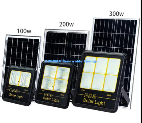 300W LED 태양광 홍수 조명 IP65 방수 15000LM 알루미늄 합금체와 함께 높은 뤼멘