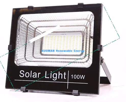 120Lm/W 고 뤼멘 태양광 홍수등 IP65 방수 및 50W-300W 출력