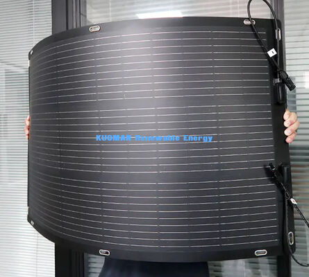 유연하고 가벼운 에너지 솔루션용 유연하고 가벼운 태양 전지 패널 ETFE 얇은 필름 100W 210W 태양 전지 패널