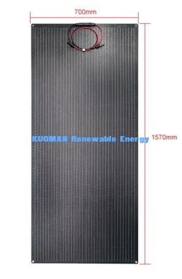 재생 가능 청정 에너지 유연한 양면 플렉시블 태양광 패널 200W FFC 및 탄소 섬유