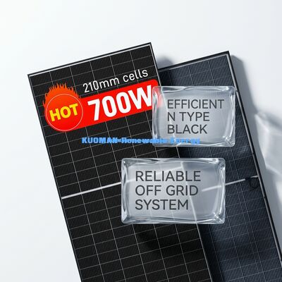700W 단결성 태양 전지 패널 IP65 기상 저항 PV 모듈 1722x1134x30mm