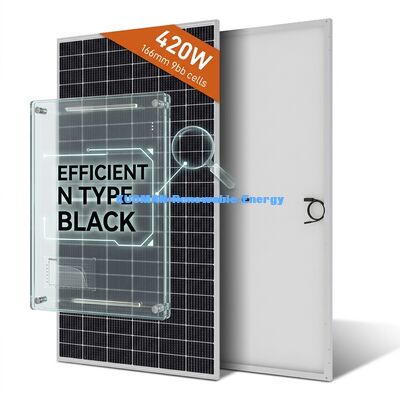 300W-400W 고효율을 위한 안오디제 알루미늄 프레임과 단층 태양광 발전 패널