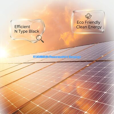맞춤형 전력 시스템용 IP68 연결 상자와 함께 N형 단결성 태양 전지 패널 410W-430W