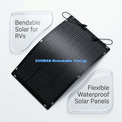 RV 여행 및 야외 모험을 위한 경량 100W 유연 ETFE 태양광 패널