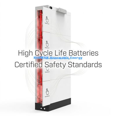 KM NEW POWER 51.2V 400Ah 집용 에너지 저장용으로 실시간 모니터링이 가능한 LiFePO4 배터리