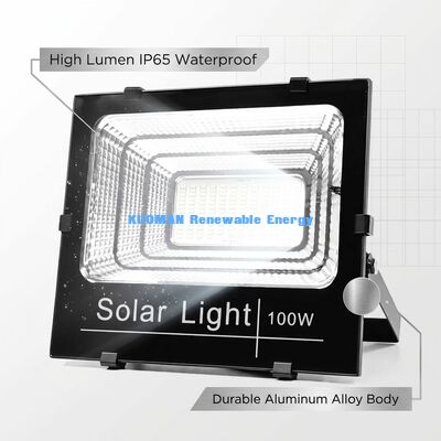 120Lm/W 고 뤼멘 태양광 홍수등 IP65 방수 및 50W-300W 출력