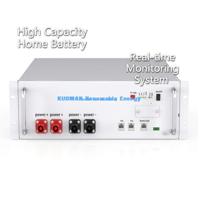 KM 48V 200Ah LiFePO4 가정용 배터리 저장장치 10.24 kWh 용량 및 주택용 에너지 저장장치 8000+ 사이클