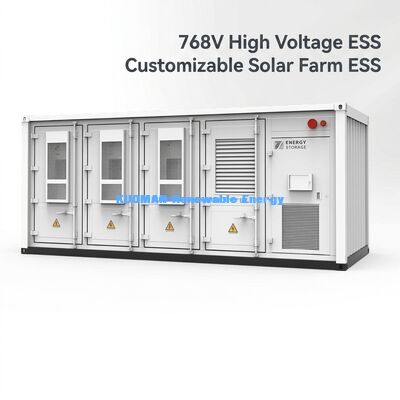 지속가능한 태양광 농장을 위한 215KWh 상업용 에너지 저장용 ESS 배터리