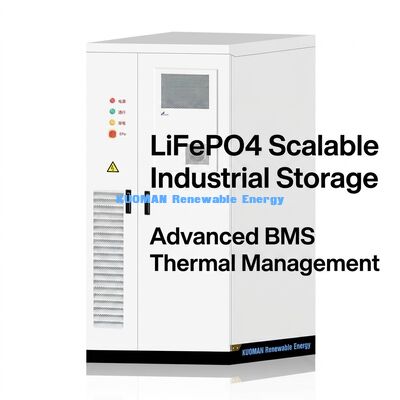 107.52kWh 용량의 리튬인산철(LiFePO4) 기술 기반 상업용 ESS 배터리 및 산업용 에너지 저장 시스템을 위한 확장 가능한 시스템