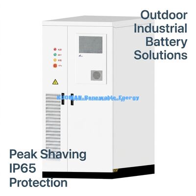 107.52kWh 용량의 리튬인산철(LiFePO4) 기술 기반 상업용 ESS 배터리 및 산업용 에너지 저장 시스템을 위한 확장 가능한 시스템