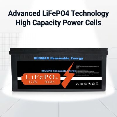 맞춤형 12V 300Ah 리?? 배터리 3840Wh 에너지와 8000 사이클 수명 에너지 저장
