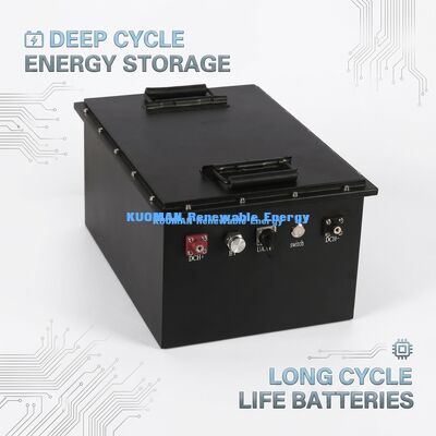 KM 72V -100Ah 맞춤형 골프 카트 LiFePO4 배터리 (8000 사이클, 7360Wh 에너지)