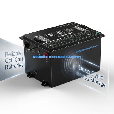 36V LiFePO4 골프 카트 배터리 8000 회, 50Ah-150Ah 용량 및 컴팩트 385*338*245mm 차원