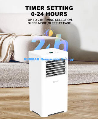 WIFI 휴대용 에어컨 6000BTU 냉각 단위 만 조용 24H 타이머 R32 냉장기 가정용 침실 사용