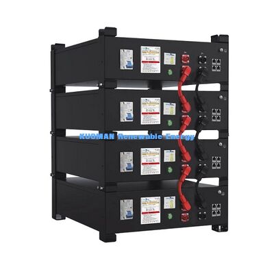 51.2V Stackable LiFePO4 Battery 10.24kWh–30.72kWh | Home Solar Energy Storage 10-Year Warranty