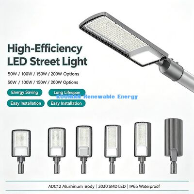 선형 DOB 입력 LED 거리 조명, 안정적인 성능 야외 거리 램프