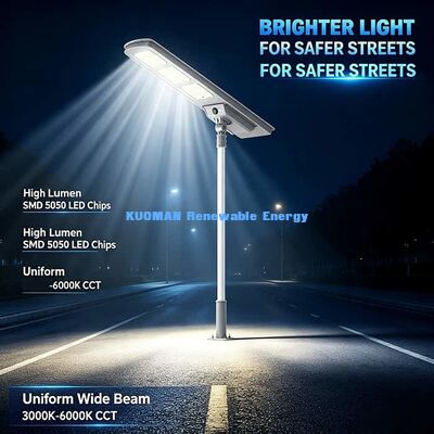 에너지 절약 올인원 태양광 가로등 40W SMD5050 LED 태양광 램프 전기료 없음