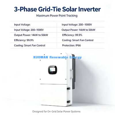 350A 최대 충전 전류 18kW 3단계 하이브리드 태양전지 인버터