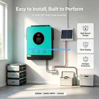 BSSI-V-GN4200 4200W 하이브리드 태양광 인버터 오프그리드 & 그리드 타이 듀얼 모드