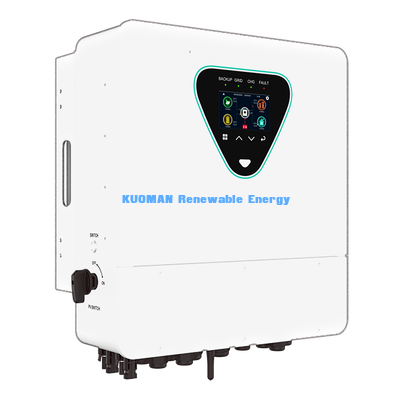 98% 고효율 6KW 하이브리드 태양광 인버터 50-450VDC PV 입력 IP65 등급
