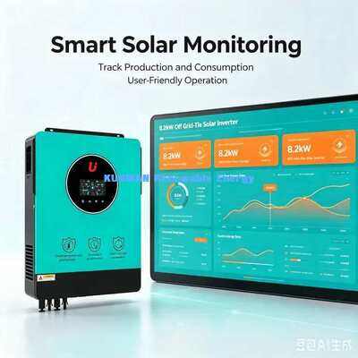 8.2kW 48V 하이브리드 태양광 인버터 그리드 연계 및 독립형 주택 태양광 발전 시스템