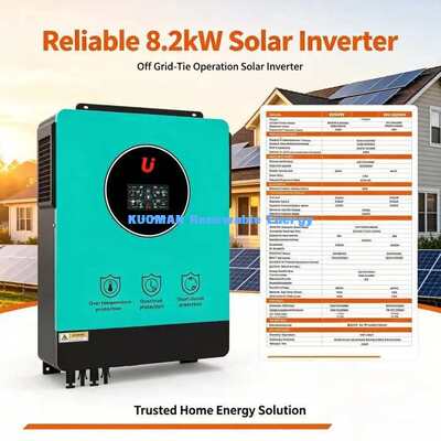 8.2kW 48V 하이브리드 태양광 인버터 그리드 연계 및 독립형 주택 태양광 발전 시스템