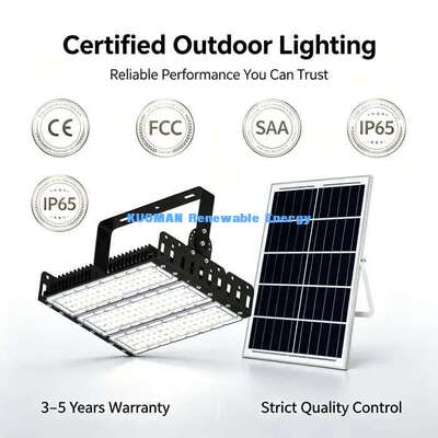 고효율 120lm/W 200W 태양광 LED 홍수등 24000Lumen 정원 스포츠 필드 홍수등
