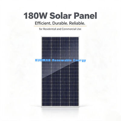 홈 옥상 200W-210W 고효율 태양광 패널, 19.01%-19.96% 변환 모노 PV 모듈