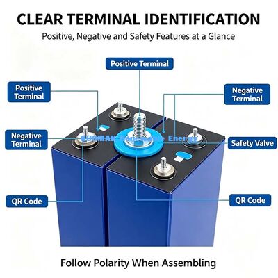 100Ah 3.2V CATL Lifepo4 프리스마틱 리?? 배터리, 폭발 방지 안전 밸브 셀 DIY 배터리 팩 조립